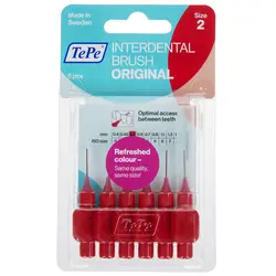 مسواک بین دندانی تپه مدل Orginal سایز 3 بسته 6 عددی                             Tepe Orginal Interdental Brush Size 3 Pack Of 6