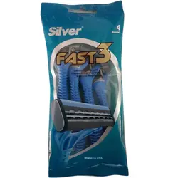 خودتراش سیلور مدل Fast 3  بسته 4 عددی