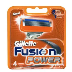 تیغ یدک ژیلت مدل Fusion بسته 4 عددی                             Gillette Fusion Blades Pack of 4