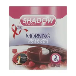 کاندوم شادو مدل Morning بسته 3 عددی                             shadow Morning condoms Pack Of 3