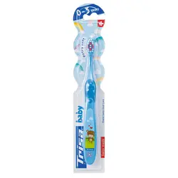 مسواک کودک تریزا مدل Baby برای برای کودکان 0 تا 3 سال با برس بسیار نرم                             Trisa Baby Kids For 0-3 Years Extra Soft Toothbrush