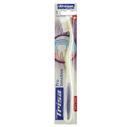 مسواک تریزا مدل Pro Sensitive با برس بسیار نرم                             Trisa Pro Sensitive Extra Soft Toothbrush 2Pcs
