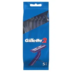 خود تراش ژیلت مدل Gillette 2 بسته 5 عددی
