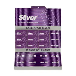 تیغ یدک سیلور مدل Double Edge مجموعه 9 عددی