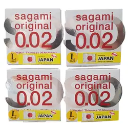 کاندوم ساگامی مدل لارج بسته 4 عددی                             Sagami Large Condoms Pack of 4