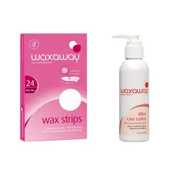 لوسیون مراقبت بعد از موزدایی وکس اوی مدل Mango&Witch Hazel حجم 125 میلی لیتر به همراه پد اپیلاسیون مدل Superior بسته 24 عددی