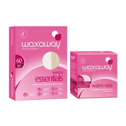 وکس موبر وکس اوی مدل warm wax وزن 350 گرم به همراه مجموعه ابزار وکس مدل essentials