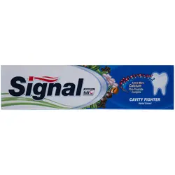 خمیر دندان سیگنال سری Cavity Fighter مدل Herbal Extract حجم 100 میلی لیتر                             Signal Cavity Fighter Herbal Extract Toothpaste 100ml