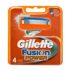 تیغ یدک ژیلت مدل Fusion Power ‏بسته 4 عددی