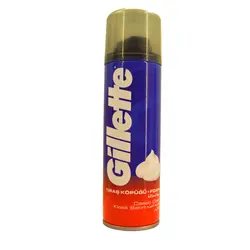 فوم اصلاح ژیلت مدل Classic Clean  حجم 200 میلی لیتر                             Gillette Classic Clean Shaving Foam 200 Ml