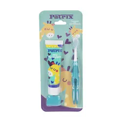 مسواک و خمیر دندان پاتریکس کد 0348 با برس نرم                             Patrix Soft 0348 Toothbrush and Jelly Toothpaste