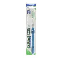 مسواک جی یو ام مدل Micro Tip با برس متوسط                             GUM Micro Tip Toothbrush Medium