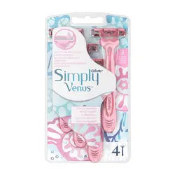 خود تراش ونوس مدل SIMPLY بسته 4 عددی