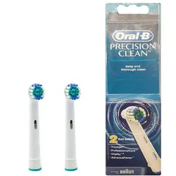 سری یدک مسواک برقی اورال-بی مدل Precision Clean بسته 2 عددی