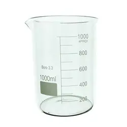 بشر آزمایشگاه مدل b1000 ظرفیت 1000 میلی لیتر