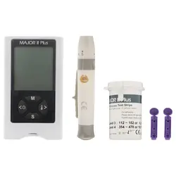 دستگاه تست قند خون ماژور 2 مدل 0523                             Major 2 Plus Blood Glucose Monitoring System