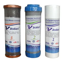 فیلتر دستگاه تصفیه آب ویولت  مجموعه 3 عددی
