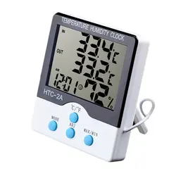 دماسنج و رطوبت سنج محیط اچ تی سی  مدل 2A                             HTC 2A Temometer And Humidity Meter