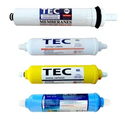 فیلتر دستگاه تصفیه آب تک مجموعه چهارعددی