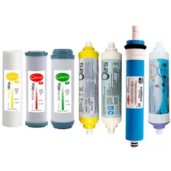 فیلتر دستگاه تصفیه کننده آب مدل FOW-7A مجموعه 7 عددی