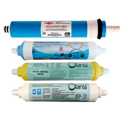 فیلتر دستگاه تصفیه کننده آب مدل FOW-4M مجموعه 4 عددی