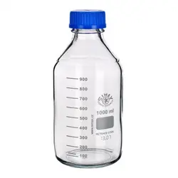 ظرف در دار آزمایشگاهی زیماکس مدل GL45 ظرفیت 1000 میلی لیتر