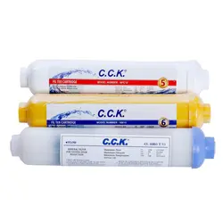 فیلتر دستگاه تصفیه آب خانگی سی سی کا مدل UP-3 مجموعه 3 عددی