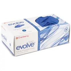 دستکش نیتریل کرنبری مدل evolve سایز Large بسته 300 عددی