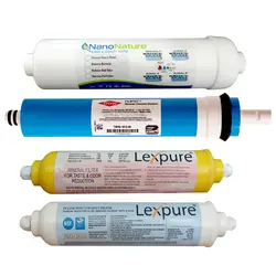 فیلتر دستگاه تصفیه کننده آب مدل LX-F500 مجموعه 4 عددی