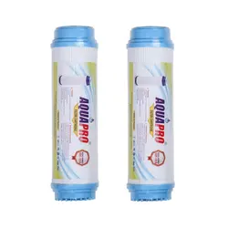 فیلتر دستگاه تصفیه کننده آب خانگی آکوا پرو مدل udf-10-b مجموعه 2 عددی