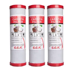 فیلتر دستگاه تصفیه کننده آب سی سی کا مدل CTO-NEW2019 بسته 3 عددی