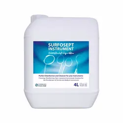 محلول ضد عفونی کننده تجهیزات بیمارستانی شرکت رضاراد مدل Surfosept Instrument حجم 4 لیتر بسته 2 عددی