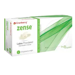 دستکش کرنبری مدل Zense کد 3708 بسته 100 عددی سایز L
