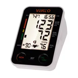 فشارسنج دیجیتال بازویی وکتو مدل VT-800B12S به همراه ترمومتر دیجیتال                             Vekto VT-800B12S Automatic Digital Blood Pressure Monitor