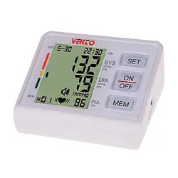فشارسنج دیجیتال بازویی وکتو مدل VT-800B15S به همراه ترمومتر دیجیتال                             Vekto VT-800B15S Automatic Digital Blood Pressure Monitor
