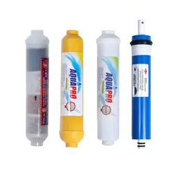 فیلتر دستگاه تصفیه کننده آب مدل RO-4 مجموعه 4 عددی