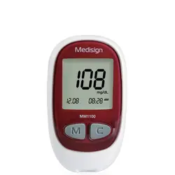 دستگاه تست قند خون مدیساین مدل MM1100                             Medisign MM1100 Blood Glucose Monitoring