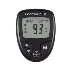 دستگاه تست قند خون بایر مدل Contour Plus                             Bayer Contour Plus Blood Glucose Meter