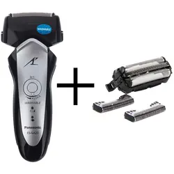 ماشین اصلاح صورت پاناسونیک سری Lamdash مدل ES-GA20 به همراه تیغ و شبکه پاناسونیک مدل 9013 PC                             Panasonic Lamdash ES-GA20 Shaver With Panasonic 9013 PC Foil And Cutter