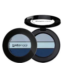 سایه چشم سه رنگ بلاوجی مدل TOP TREND شماره 02                             bellaoggi eyeshadow Top Trend storm blue 02