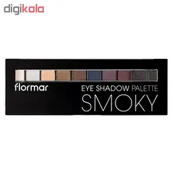 پالت سایه چشم فلورمار مدل Smoky                             Flormar smoky palette Eye Shadow