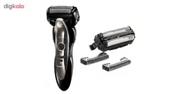 ماشین اصلاح صورت پاناسونیک سری لمدش مدل ES-ST25 به همراه تیغ و شبکه پاناسونیک مدل 9013 PC                             Panasonic Lamdash ES-ST25 Shaver With Panasonic 9013 PC Foil And Cutter