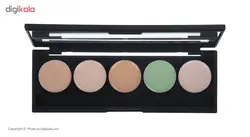 پالت کانسیلر برنیکو سری Total Cover شماره CF8080                             BARNICO CF8080 Total Cover Concealer Palette