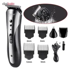 ماشین اصلاح موی صورت کیمی مدل KM-1407