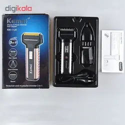 ماشین اصلاح سر و صورت کیمی مدل KM-1120
