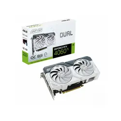 کارت گرافیک ایسوس مدل Dual GeForce RTX 4060 Ti White Edition O 8GB GDDR6