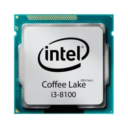 پردازنده اینتل مدل Core i3 8100 Coffee Lake بدون باکس