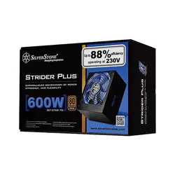 منبع تغذیه کامپیوتر سیلوراستون مدل Strider SST-ST60F-PB | فروشگاه اینترنتی قطعات کامپیوتر | سامان پی‌سی