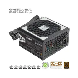 منبع تغذیه کامپیوتر گرین مدل 530 وات GP530A-EUD