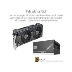 کارت گرافیک ایسوس مدل Dual GeForce RTX™ 4070 SUPER EVO OC Edition 12GB GDDR6X